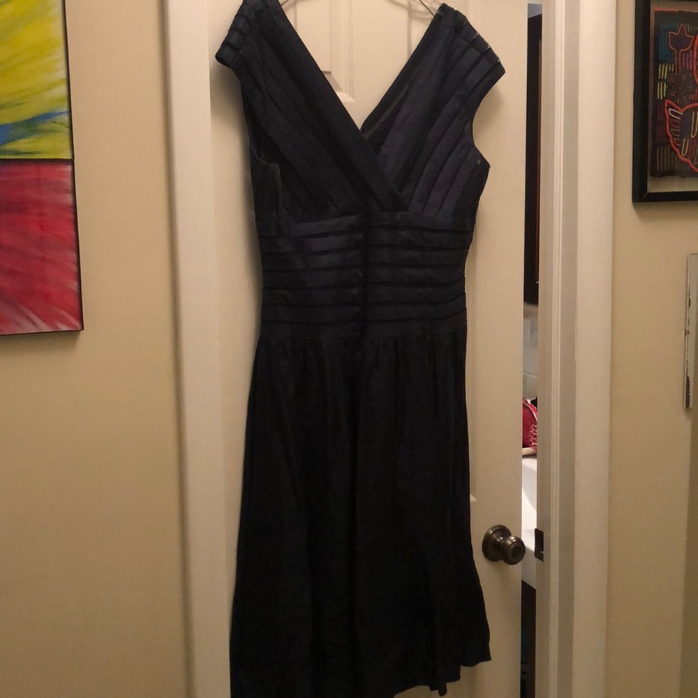Navy blue Adrianna Papell dress